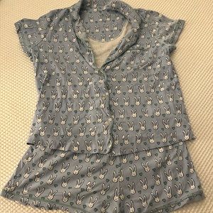 Large Roller Rabbit shorts PJs